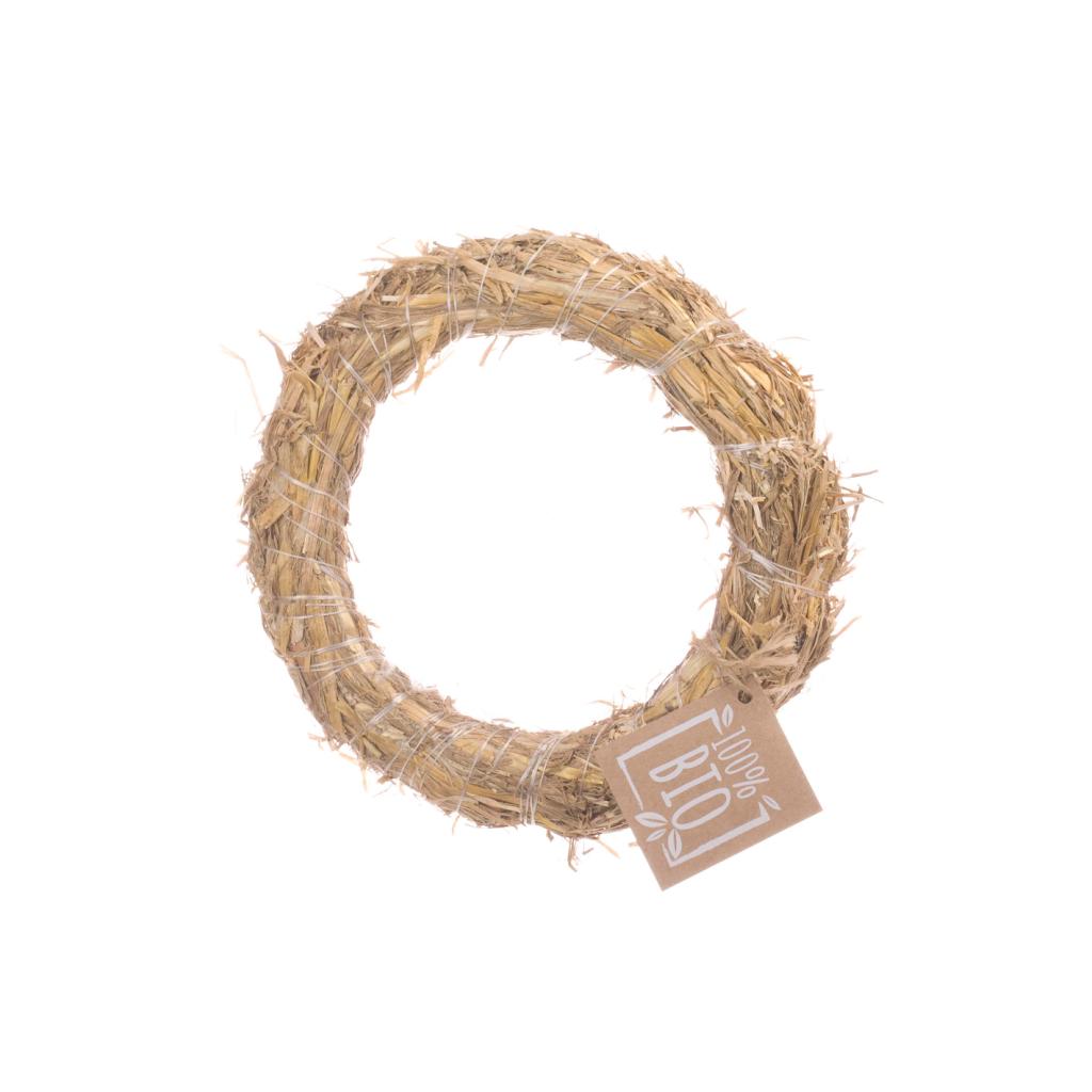 Pre Order Straw wreath BIO Ø25cm natural, box x 10