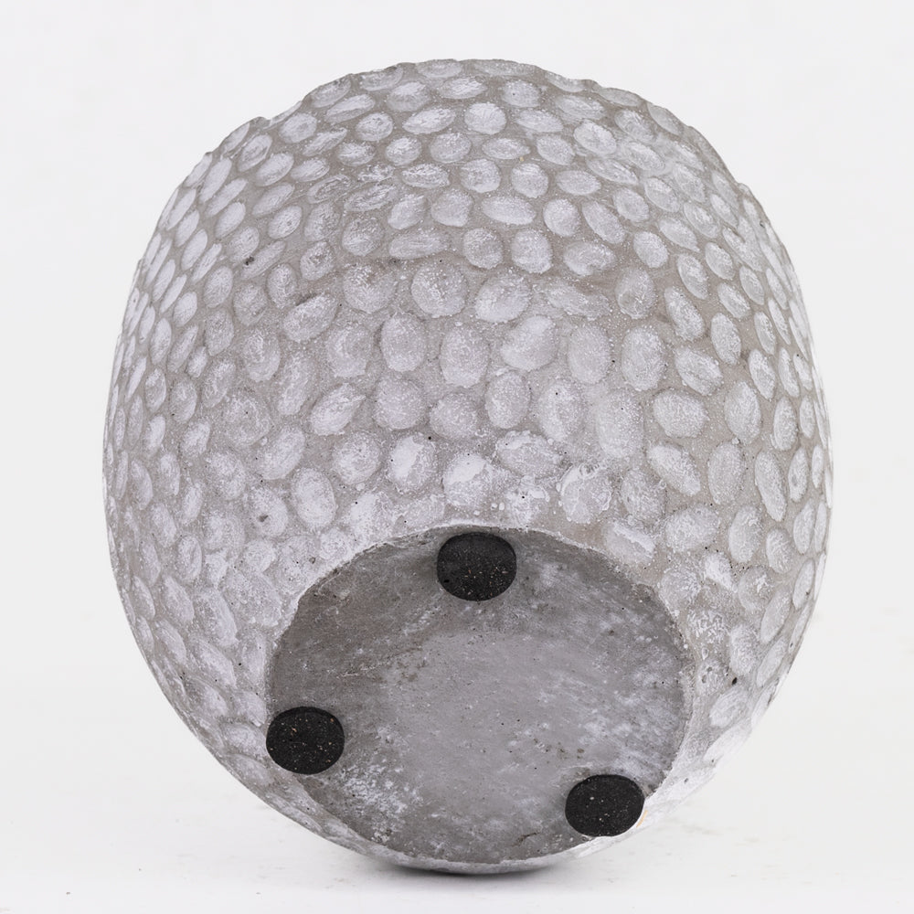 Stone Pot, Noli, Grey, 11 x 10cm
