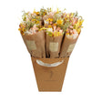 A box of Floriëtte bouquets in brown paper wrapping