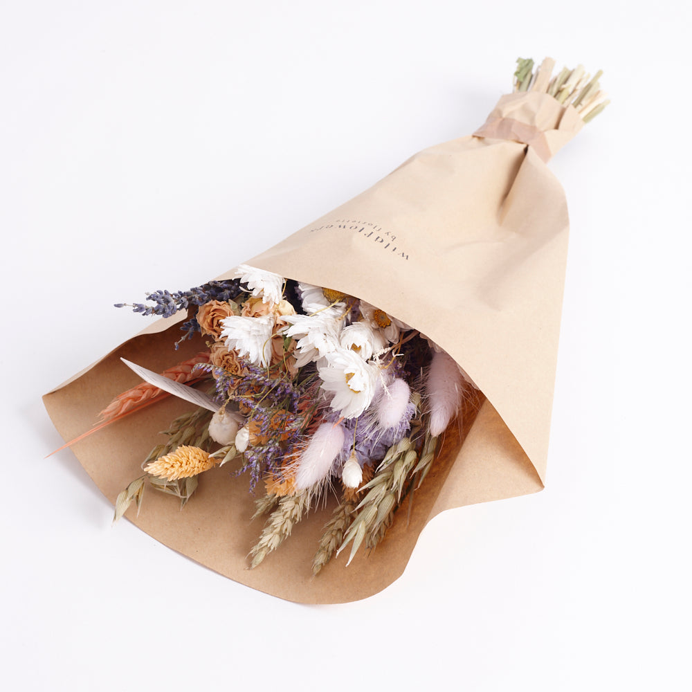 Bouquet, Wildflower Dried, Lavender Peach, Small