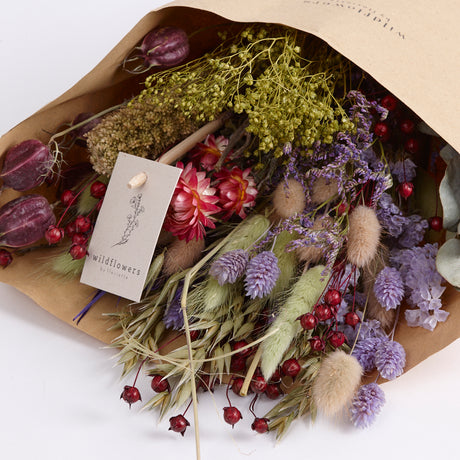 Bouquet, Wildflower Dried, Purple Dusk, Medium