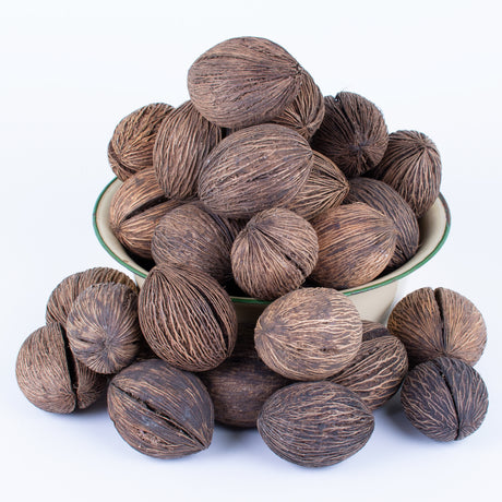 This image shows a bowl full of Mintolla balls set against a white background