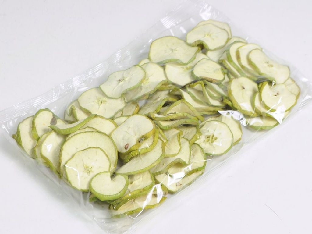 Apple Slices, Dried, Green Skin, 250g