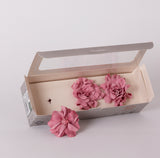 Gardenia Heads (Verdissimo), Preserved, Cherry Blossom, Box x 3