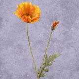 Faux Papaver, orange, 65cm