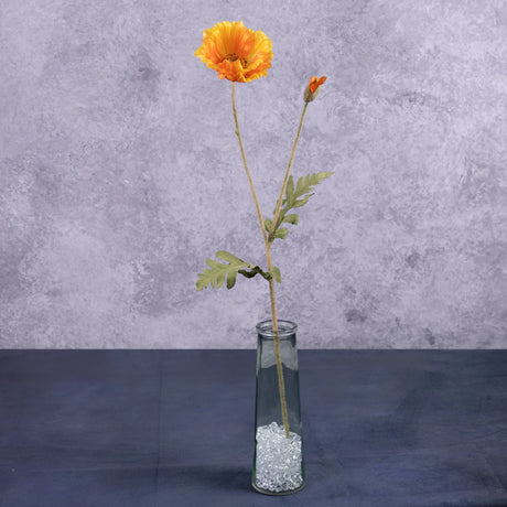 Faux Papaver, orange, 65cm