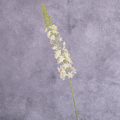 Faux Eremurus, Foxtail Lily, White, 106cm