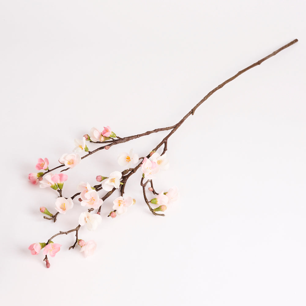 Blossom Branch - Quince, Artificial, Light Pink, 70cm