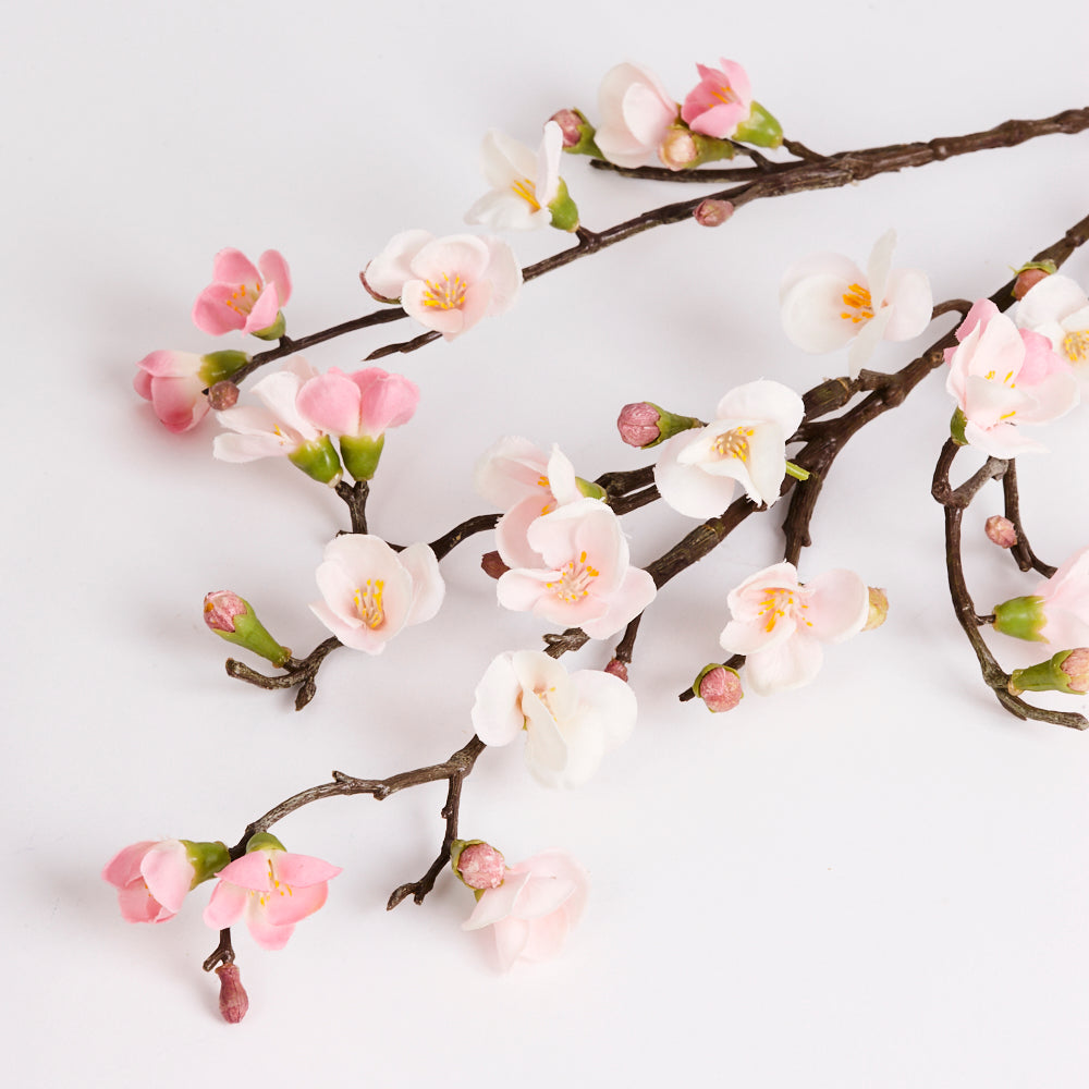 Blossom Branch - Quince, Artificial, Light Pink, 70cm