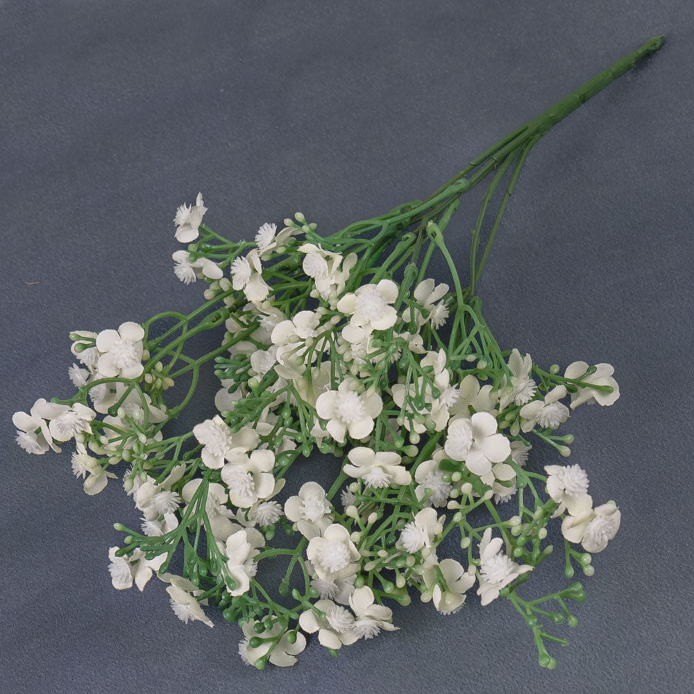 Gypsophila Sprig, Artificial, White, 36cm – Atlas Flowers