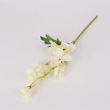 Larkspur, (Delphinium), Artificial, Cream, 50cm