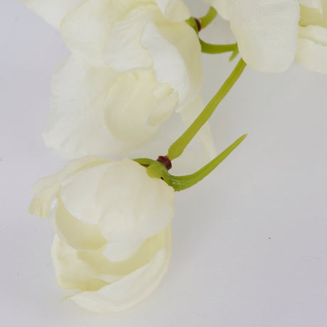 Larkspur, (Delphinium), Artificial, Cream, 50cm