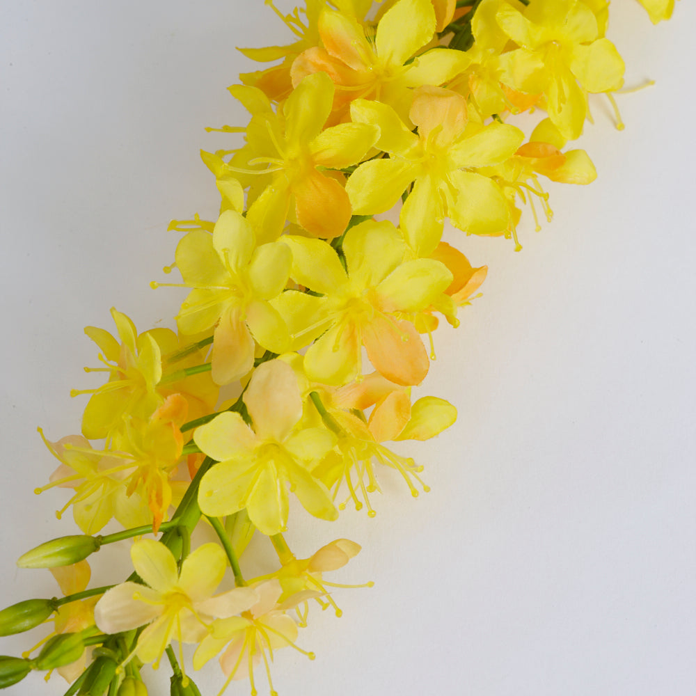 Eremurus Stem (Silk-ka), Artificial, Bright Yellow, 107cm