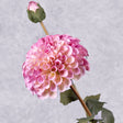 Dahlia Spray (Silk-ka), Lavender, 87cm