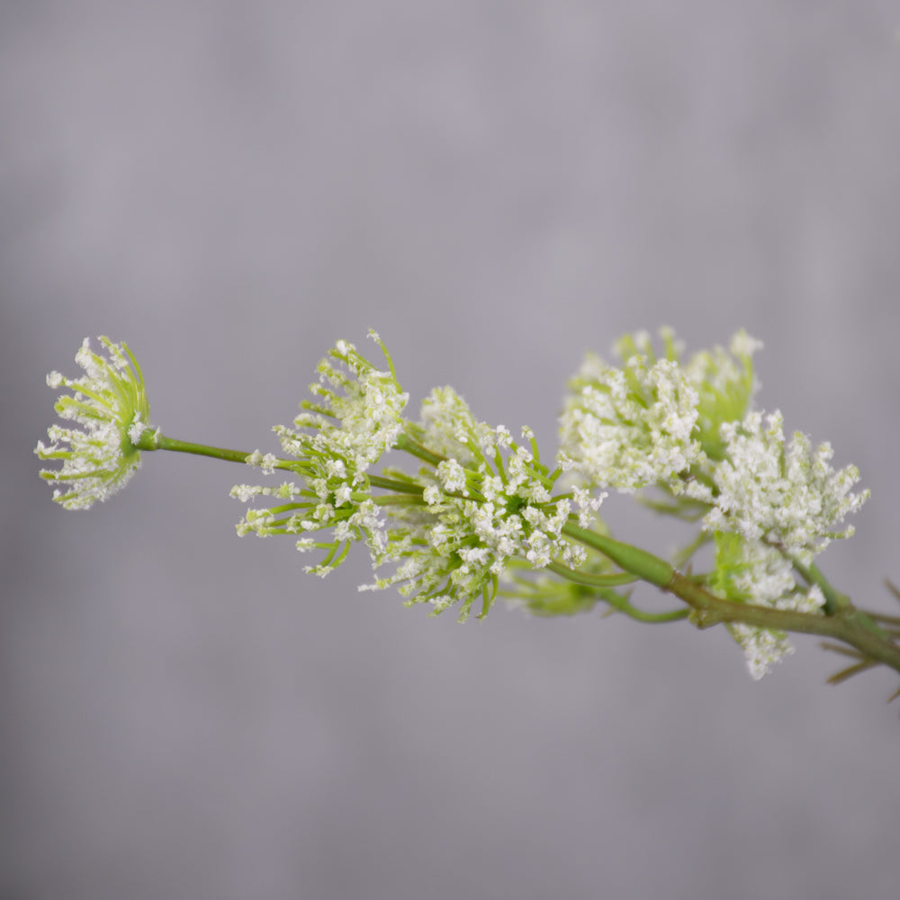 Queen Anne's Lace Spray (Silk-ka), Artificial, White, 84cm