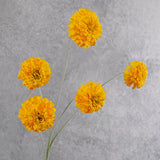 Marigold Spray (Silk-ka), Artificial, Yellow, 91cm