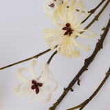 Clematis Spray (Silk-ka), Artificial, Cream, 129cm