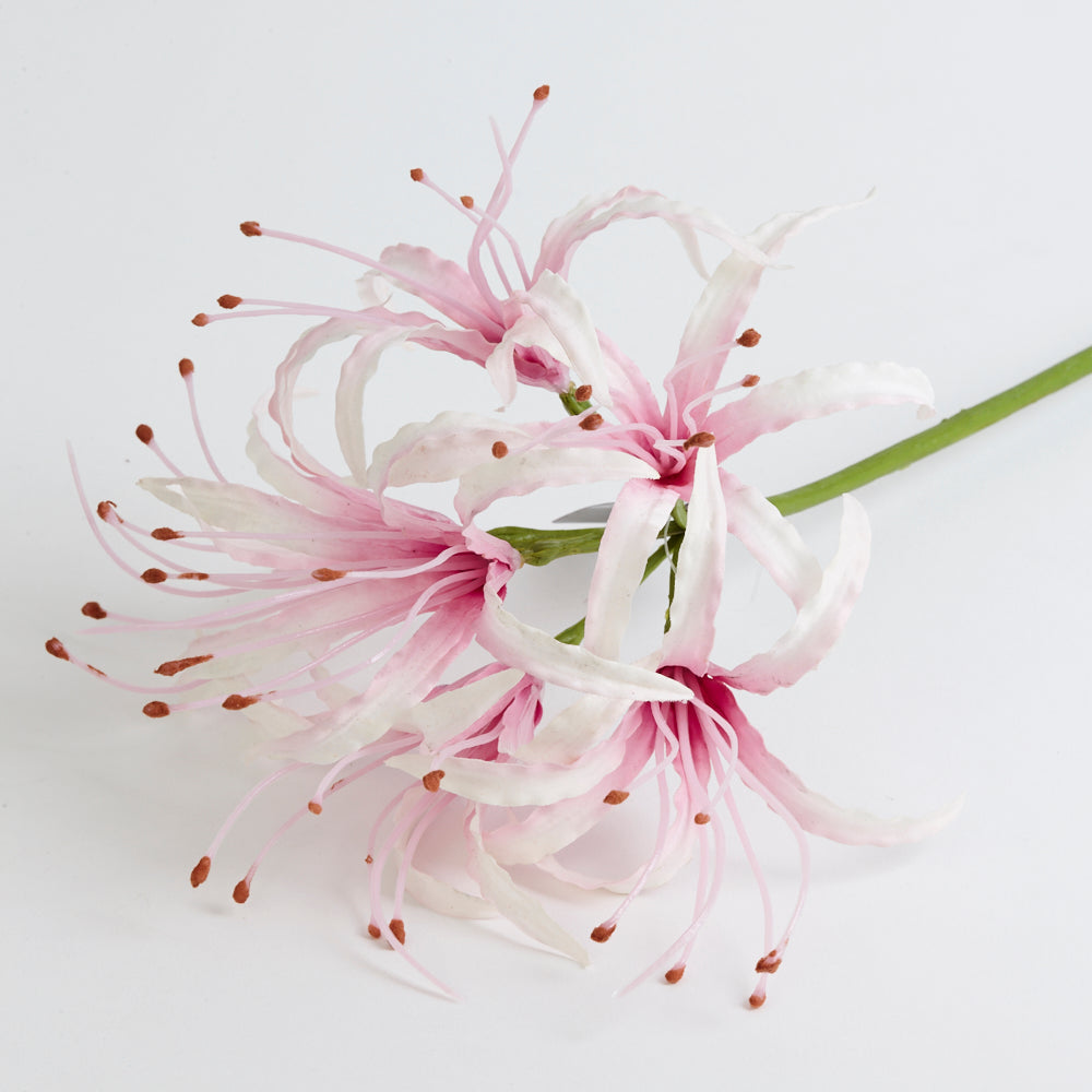 Nerine Stem (Silk-ka), Artificial, Pink, 90cm