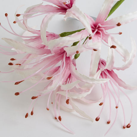 Nerine Stem (Silk-ka), Artificial, Pink, 90cm