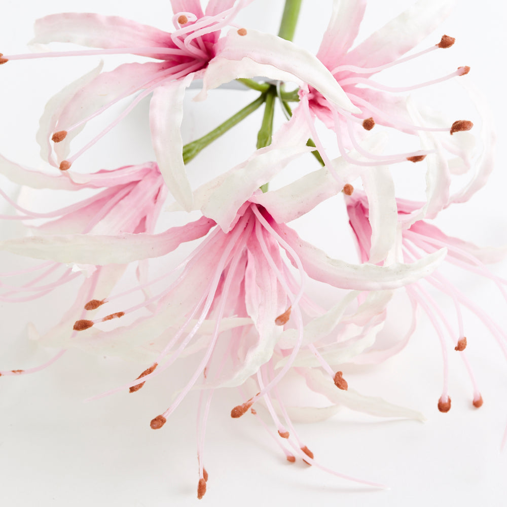 Nerine Stem (Silk-ka), Artificial, Pink, 90cm