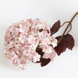 Viburnum Snowball Spray (Silk-ka), Artificial, Mauve, 107cm