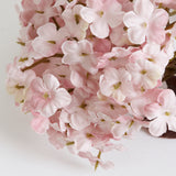 Viburnum Snowball Spray (Silk-ka), Artificial, Mauve, 107cm