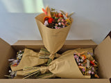 Bouquet, Wildflower Dried, Spring Mix, Medium - Box x 10