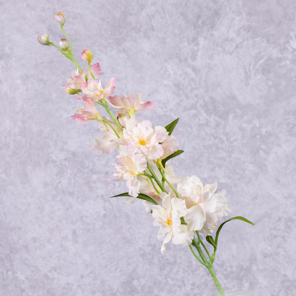 Delphinium Light Pink 60cm Faux Atlas Flowers